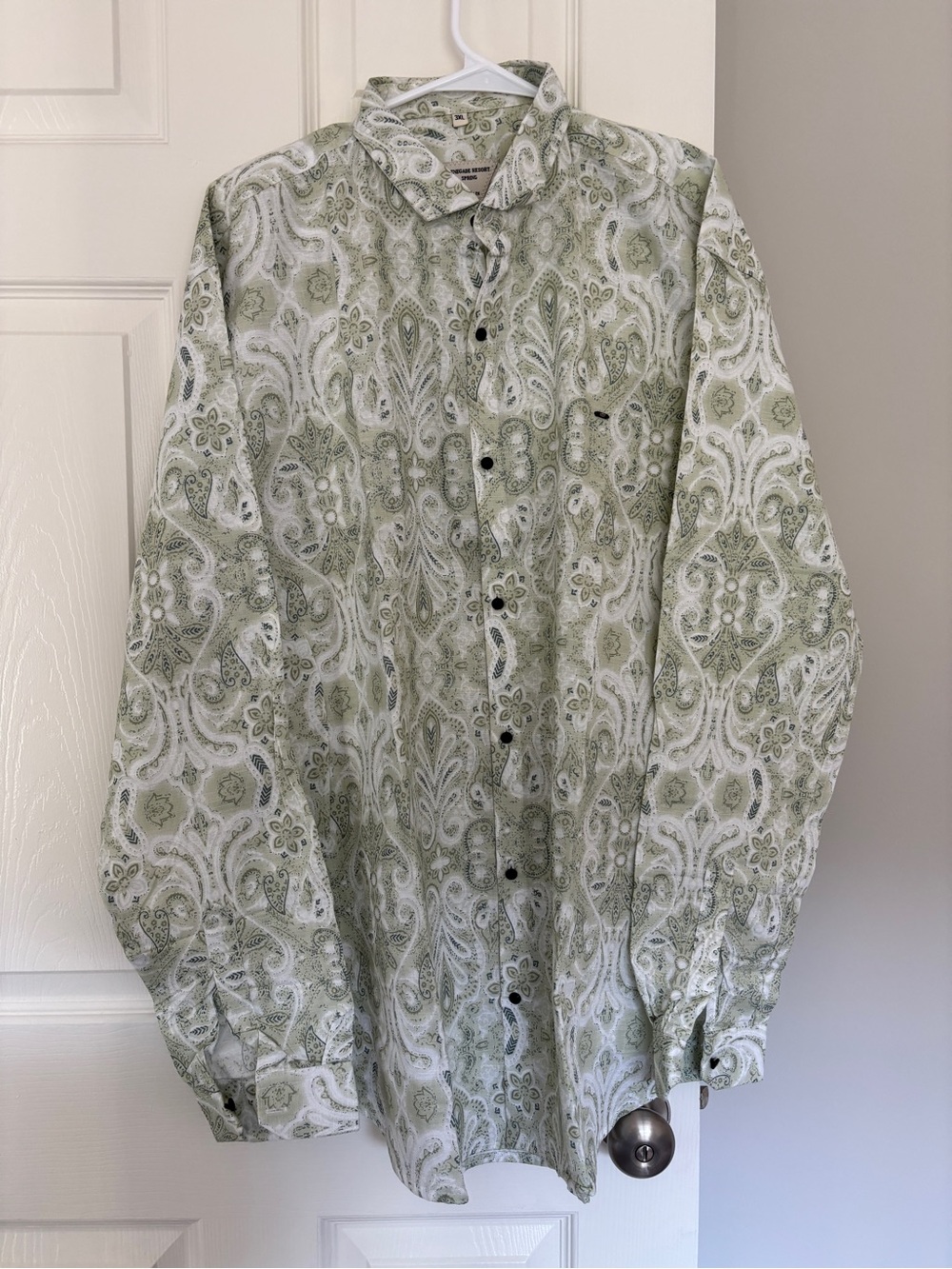 New Renegade Resort Spring Men’s Printed Cotton Shirt 3XL – Never Worn